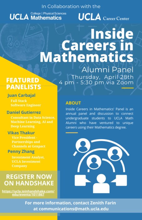 2022 Inside Careers In Mathematics Panel - UCLA Mathematics