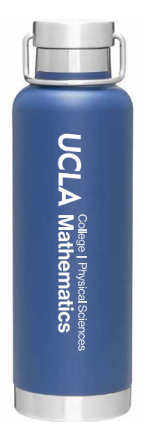 Matte Navy Water Bottle with Stainless Design